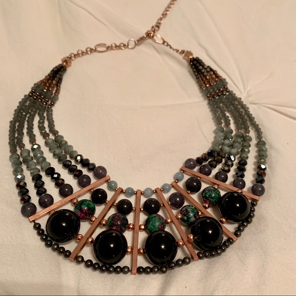 Anthropologie Nakamol statement bib necklace